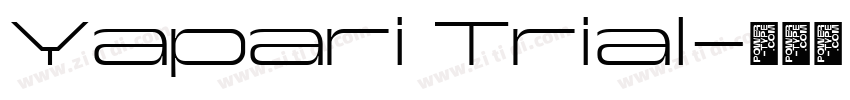 Yapari Trial字体转换